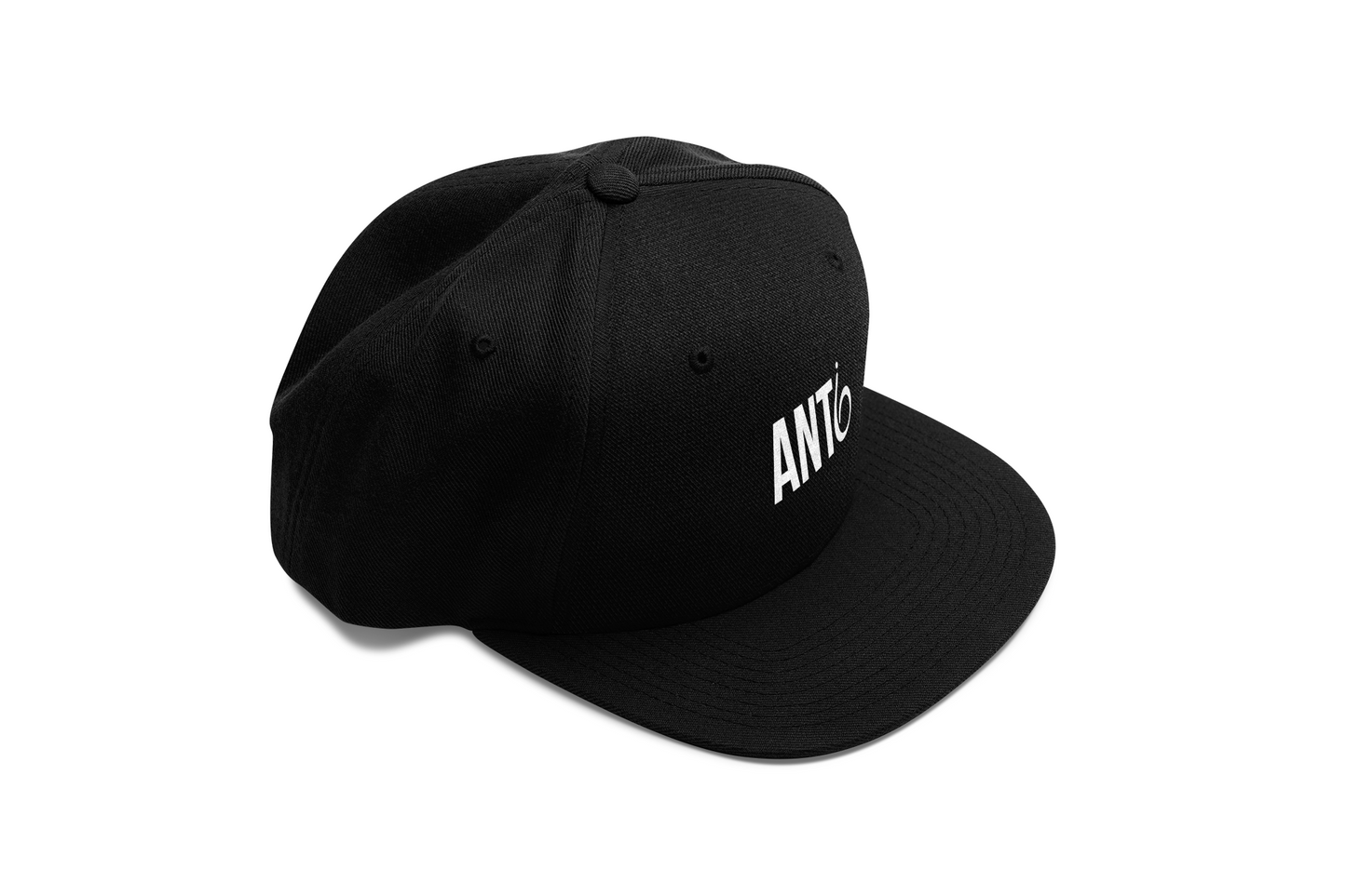 Anti-6 Branded Black Snapback