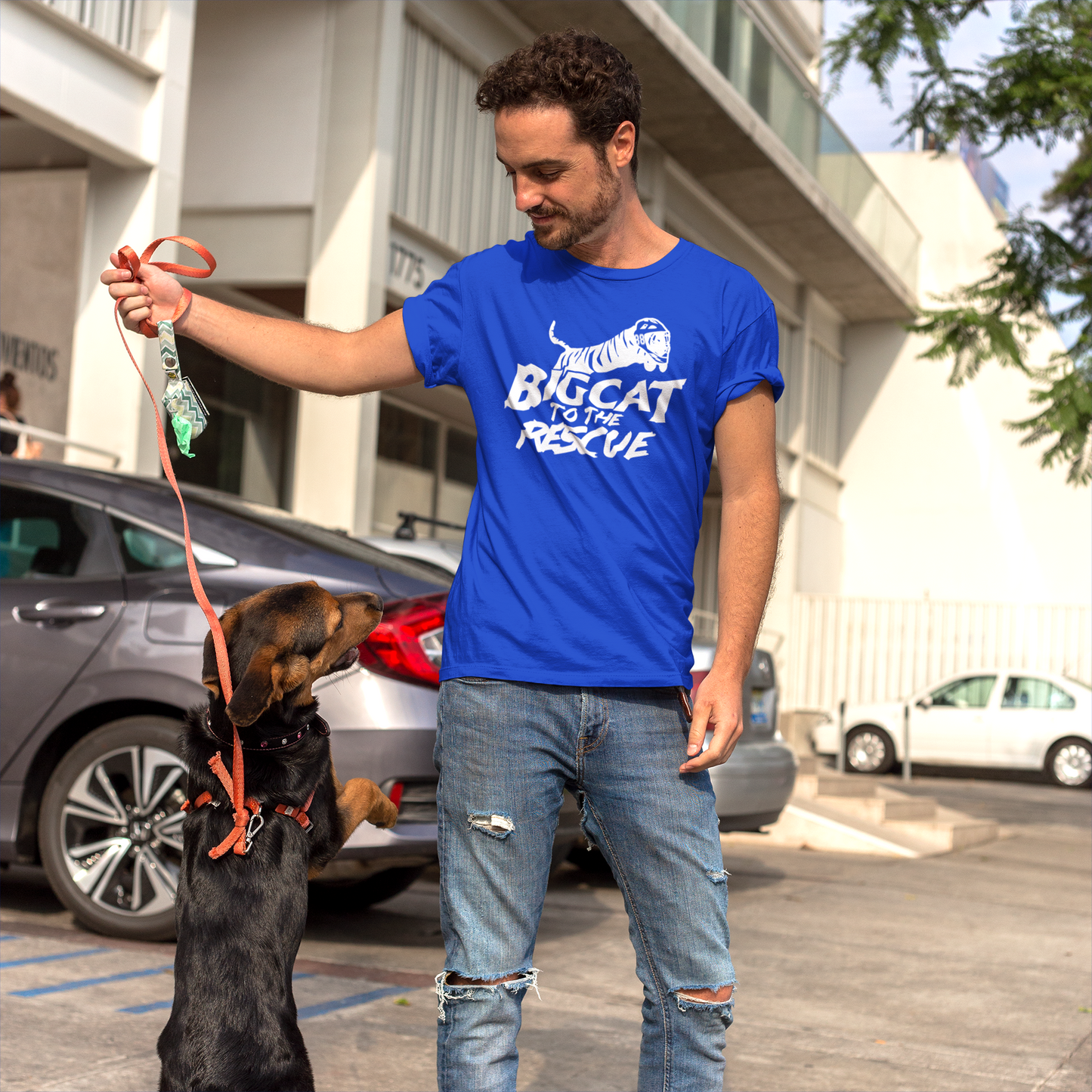 Big Cat To The Rescue Tee
