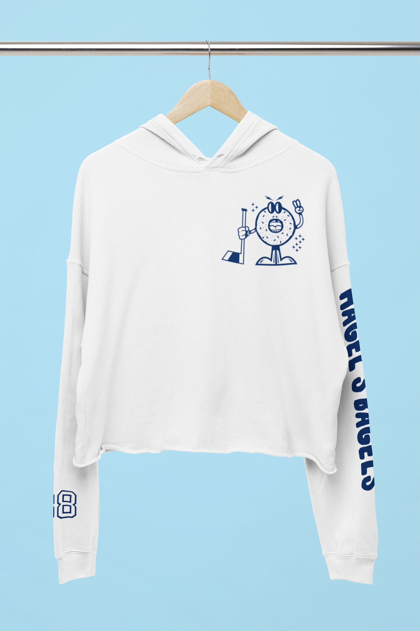 Hagel's Bagels Crop Hoodie