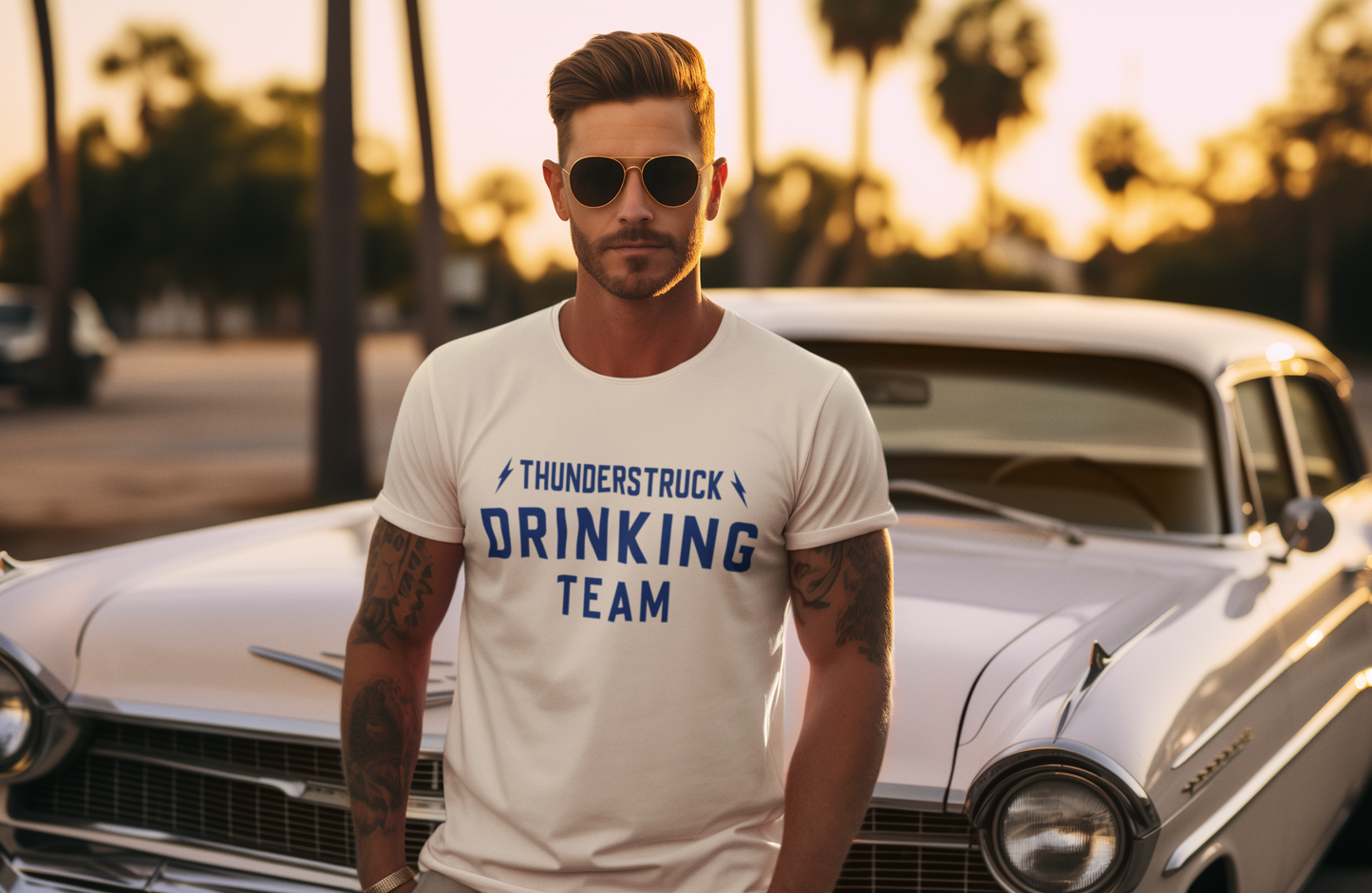 Thunderstruck Drinking Team Tee