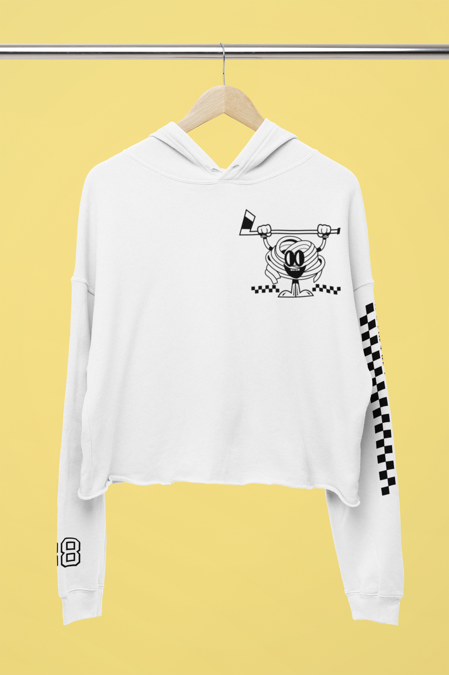 Pastrnak's Noodle Bistro Crop Hoodie