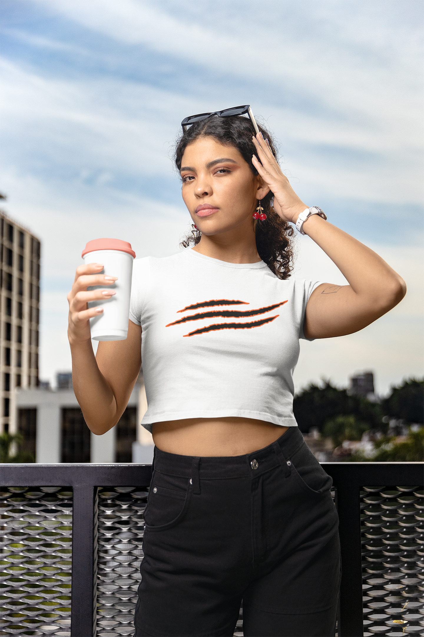 Bengal Claws Crop Top