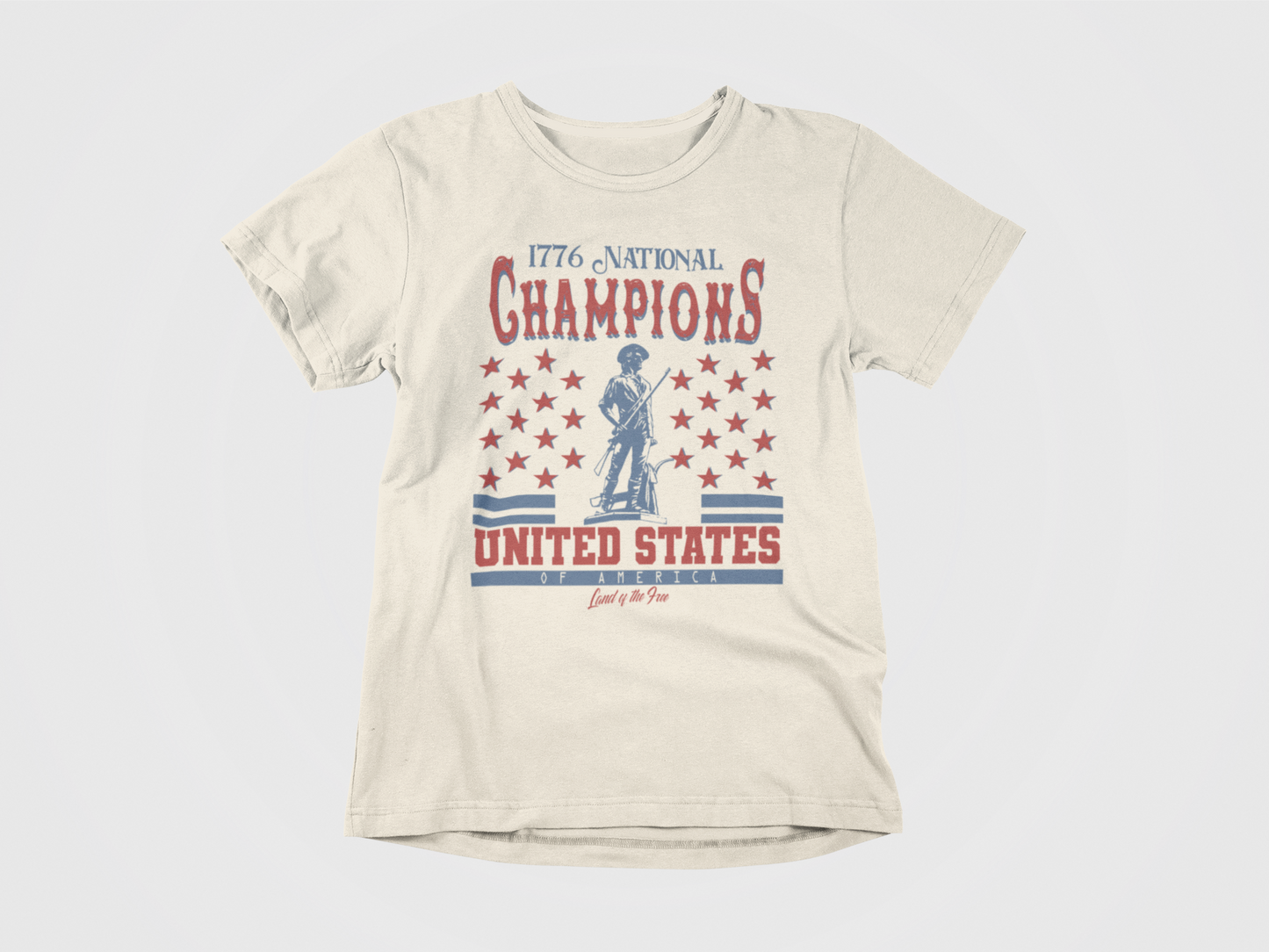 1776 National Champions Stars Tee