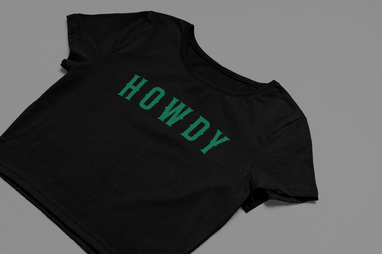 Dallas Howdy Crop Top