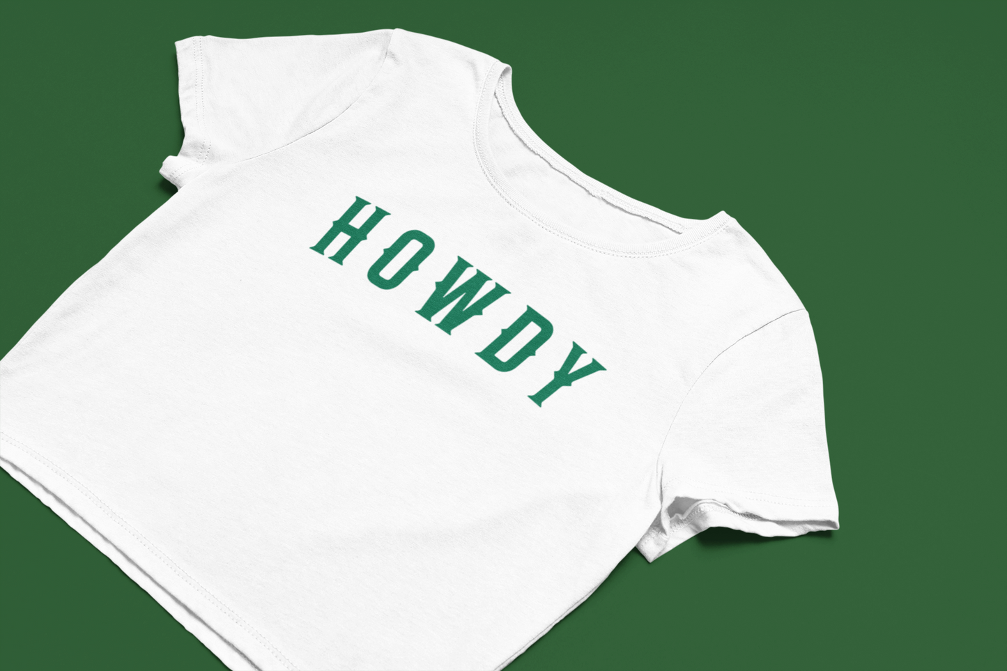 Dallas Howdy Crop Top