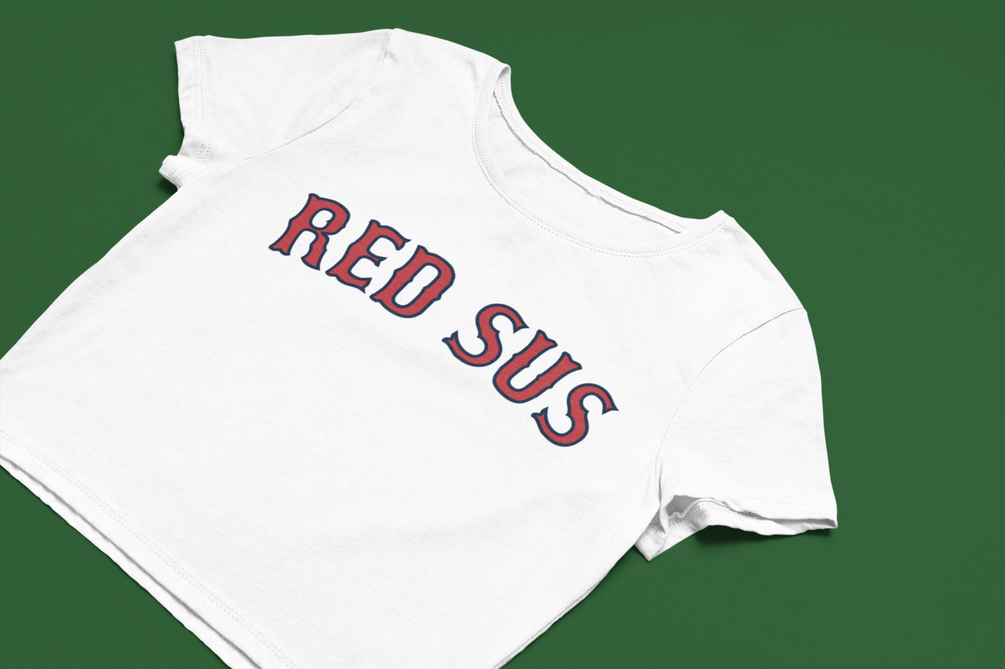 Boston RED SUS Crop Top