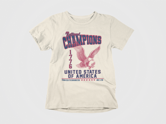 1776 National Champions Eagle Tee